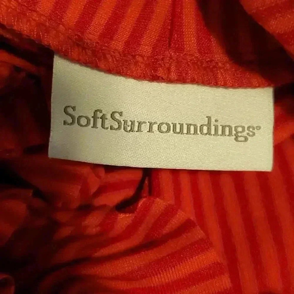 Soft Surroundings Striped Ruffled Tee - Picture 5 of 8